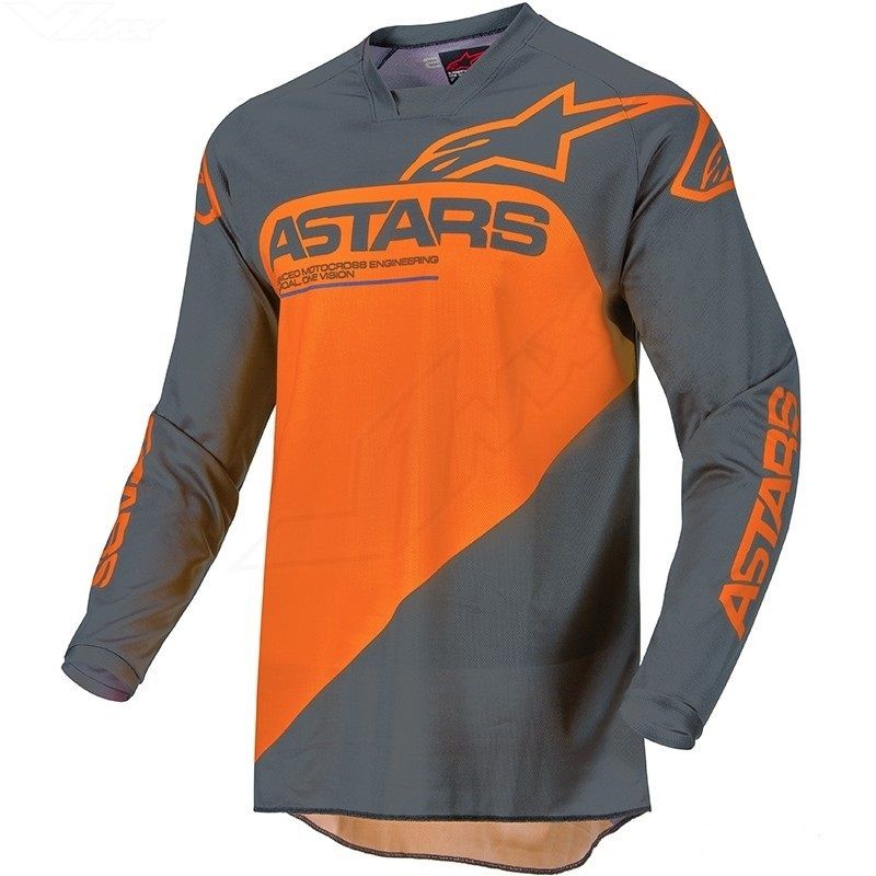 Alpinestars Racer Supermatic Jersey Anthracite Orange - LRL Motors