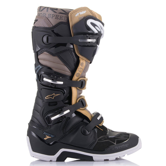 ALPINESTARS TECH 7 DRYSTAR® ENDURO BOOTS BLACK GREY GOLD - LRL Motors