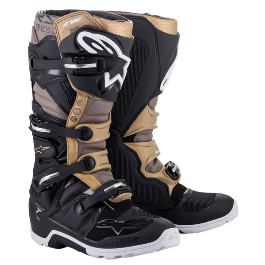 ALPINESTARS TECH 7 DRYSTAR® ENDURO BOOTS BLACK GREY GOLD - LRL Motors