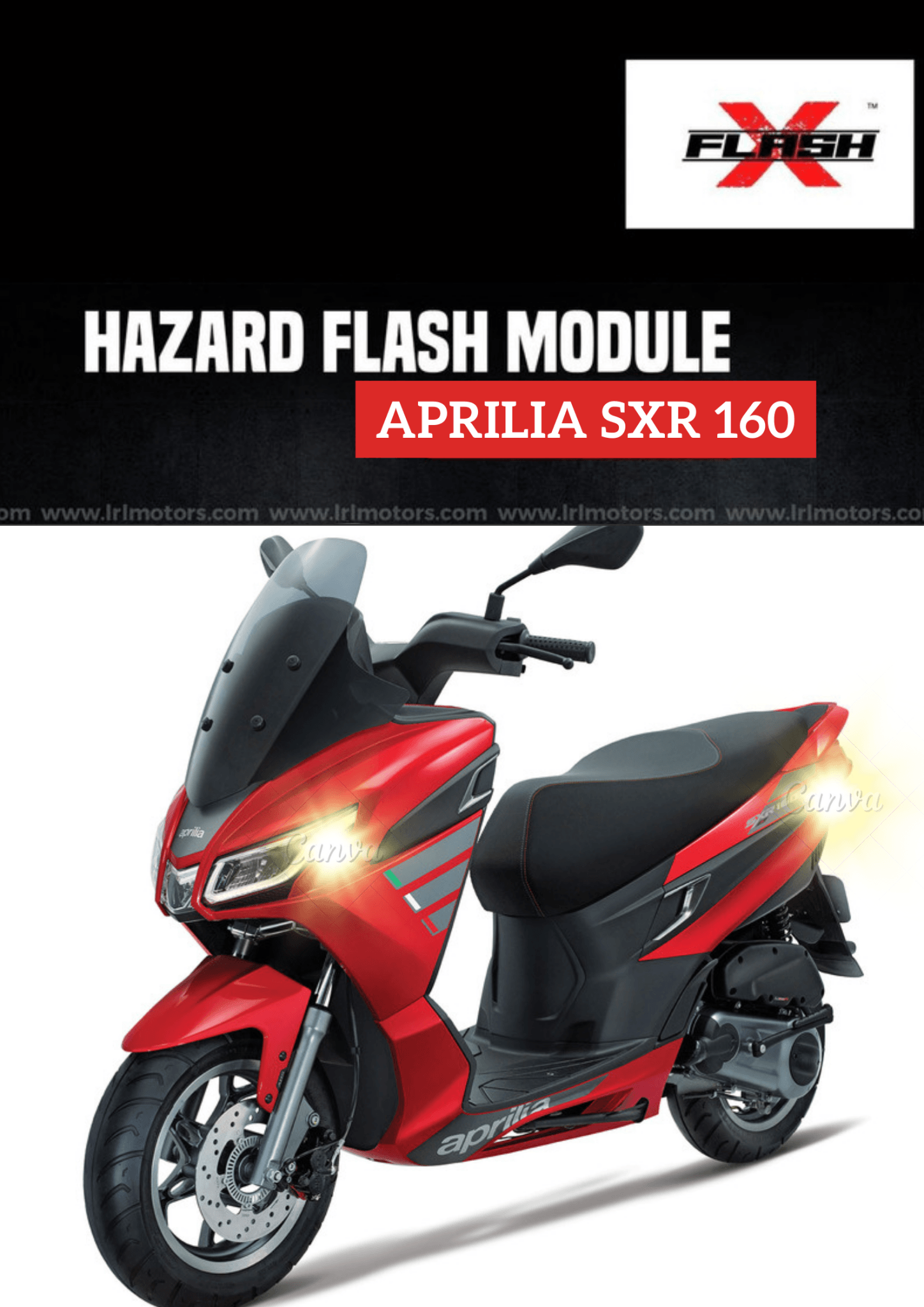 APRILIA SXR 160 Flash X Hazard Flash Module, Blinker,Flasher - LRL Motors