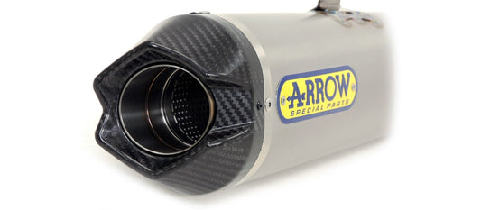 Arrow BMW S1000RR Works titanium silencer with carbON end cap - LRL Motors