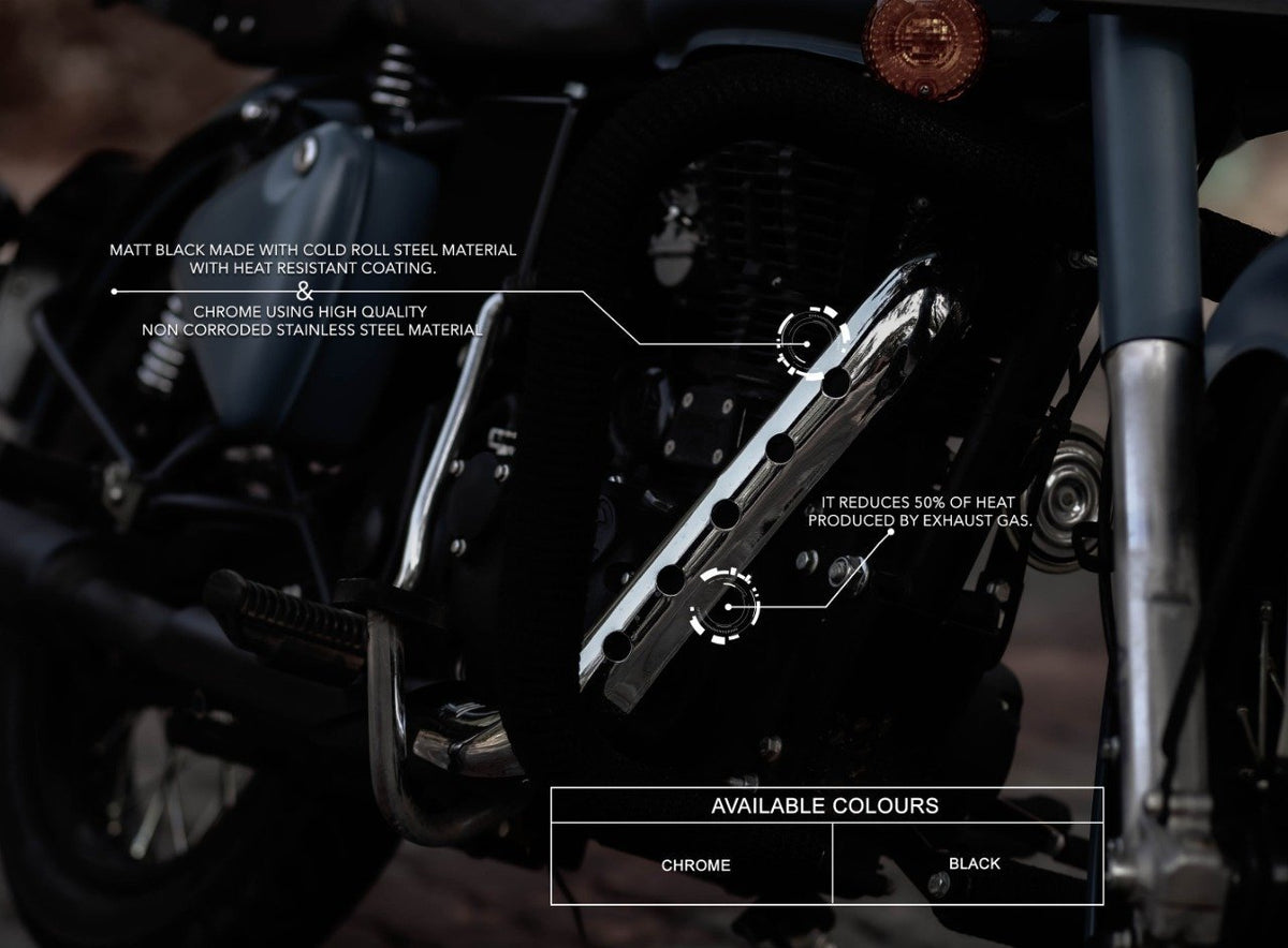 AUTONITY HEAT SHIELD FOR ROYAL ENFIELD - LRL Motors