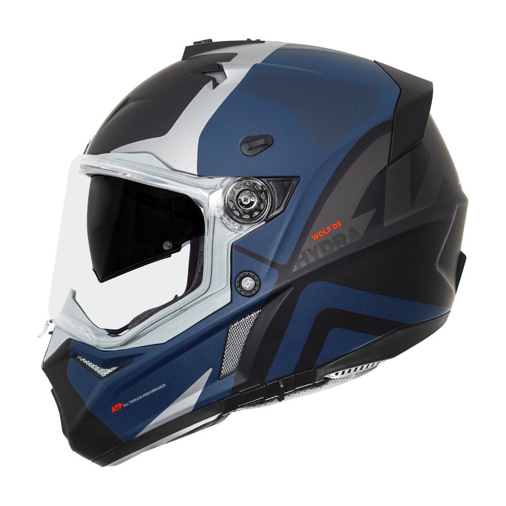 mt axxis helmet visor Storm S Solid (A2 Matt Titanium) Durian Bikers POV Mount for AXXIS HAWK