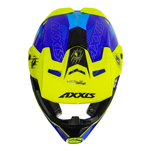 Axxis wolf star track motocross helmet - LRL Motors