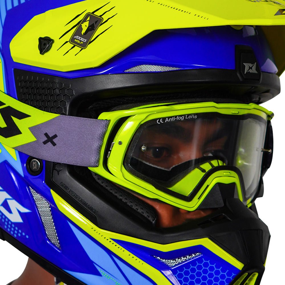 Axxis wolf star track motocross helmet - LRL Motors