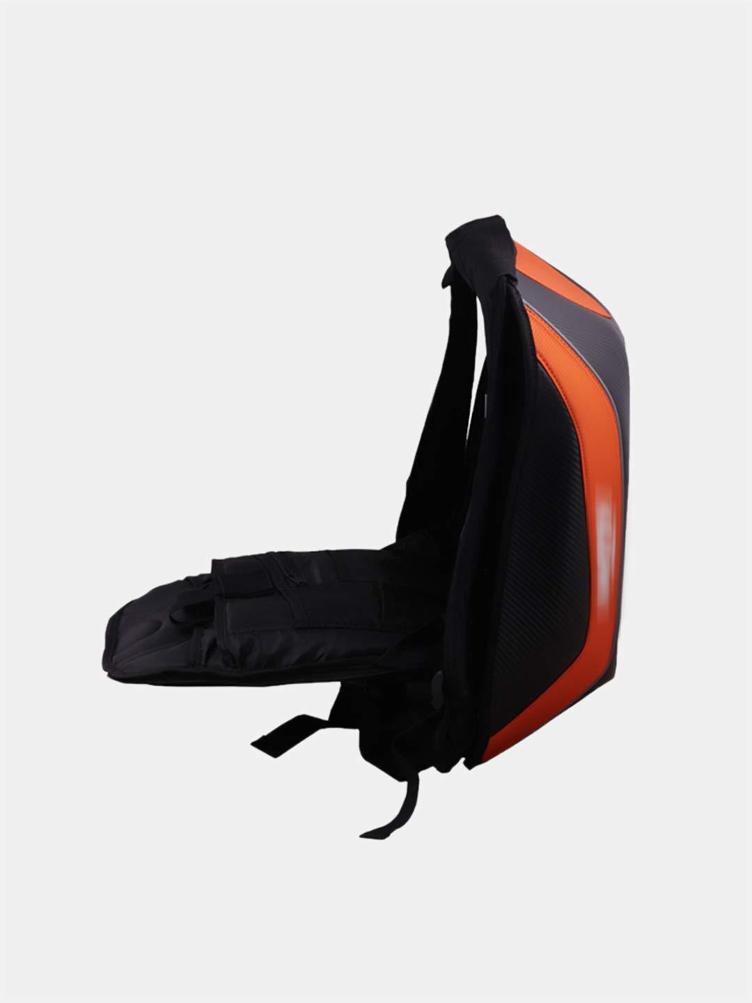 BACKPACKS - Aerodynamic KTM Drag Backpack for Motor Cycle Riders (Orange and Black)Backpack for Motor Cycle Riders (Orange and Black) - LRL Motors