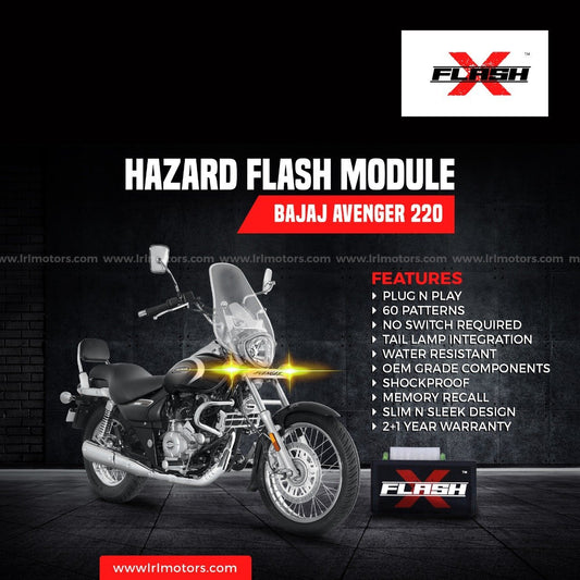 BAJAJ AVENGER 220 FlashX Hazard Flash Module, Blinker/Flasher - LRL Motors