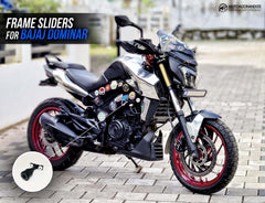 Bajaj Dominar 250 | 400 Motoaggrandize Frame Slider Crash Protector 2016- 2018 - LRL Motors