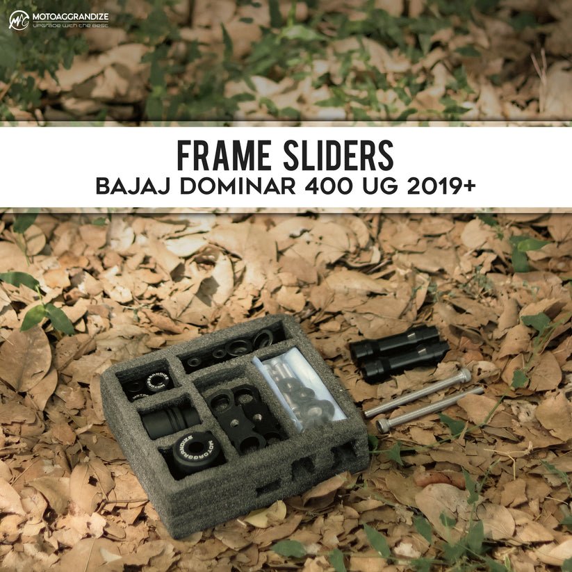 Bajaj Dominar 250 | 400 UG 2019 + Motoaggrandize Frame Slider Crash Protector - LRL Motors
