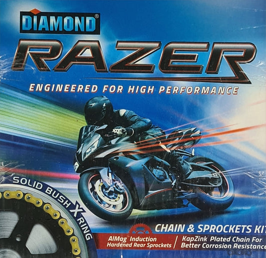 Bajaj Dominar 250 Diamond chain & sprocket kit - LRL Motors