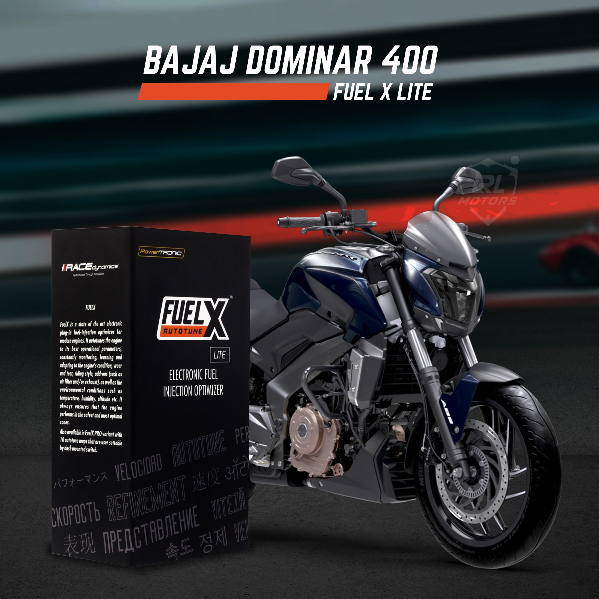 Bajaj Dominar 400 (2020-2021) FuelX Lite FuelX Lite - LRL Motors
