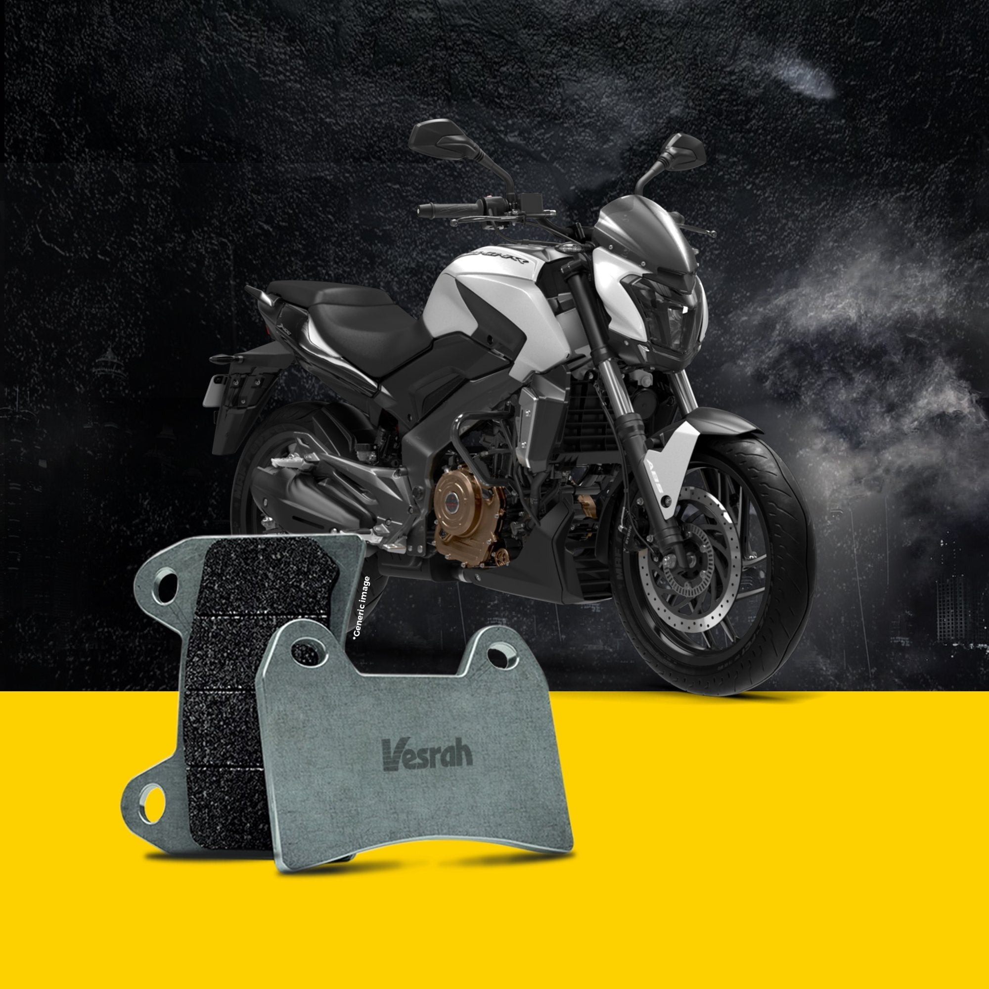 Bajaj Dominar 400 brake pad front and rear (Ceramic) - LRL Motors