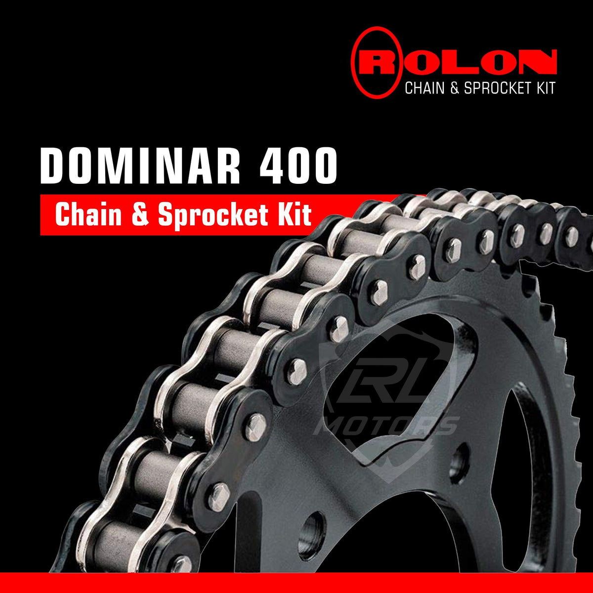 Bajaj Dominar 400 Rolon Chain & Sprocket Kit - LRL Motors