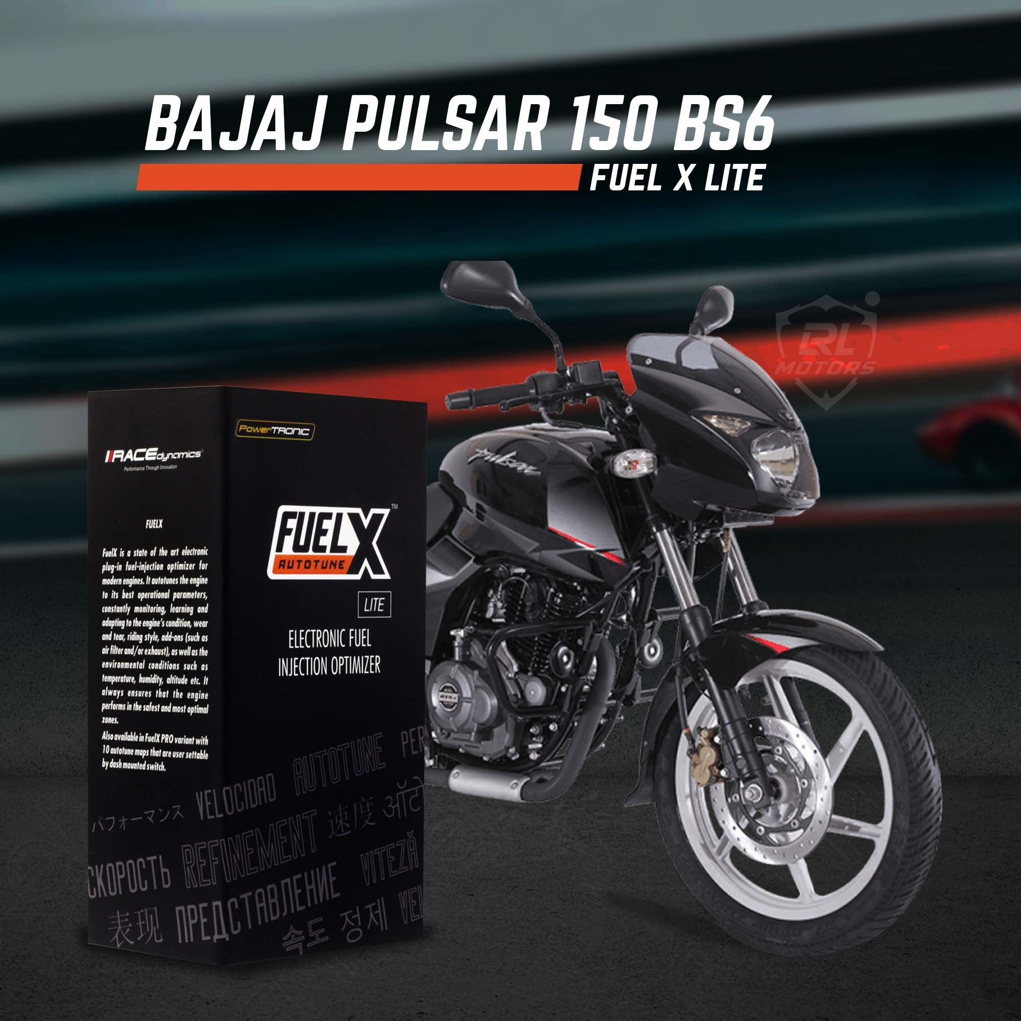 Bajaj Pulsar 150 BS6 FuelX Lite electronic fuel injection optimiser - LRL Motors