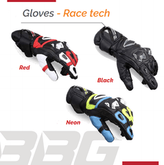 BBG Snell Race Tech Riding Gloves - LRL Motors