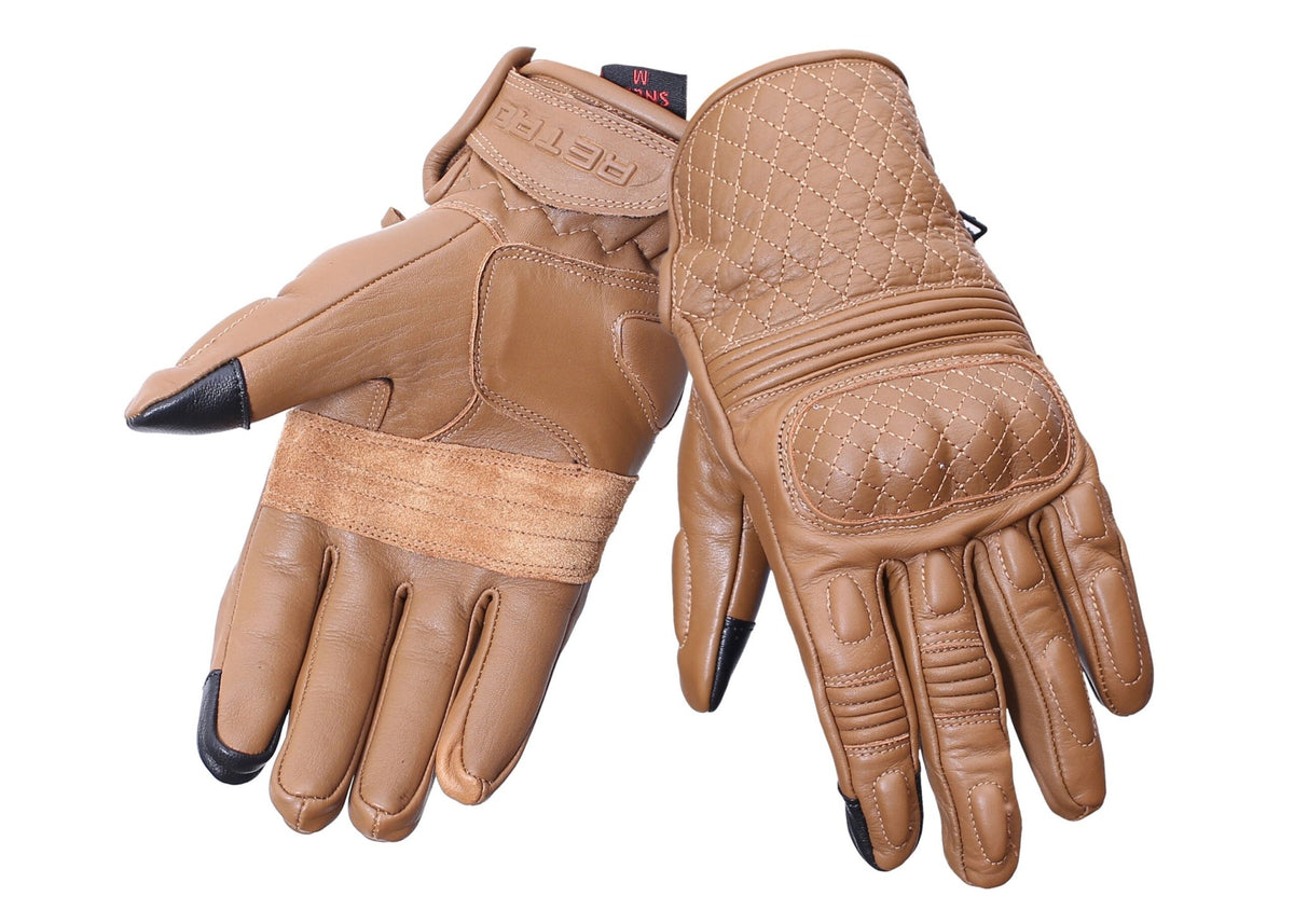 BBG Snell Retro Riding Gloves - LRL Motors