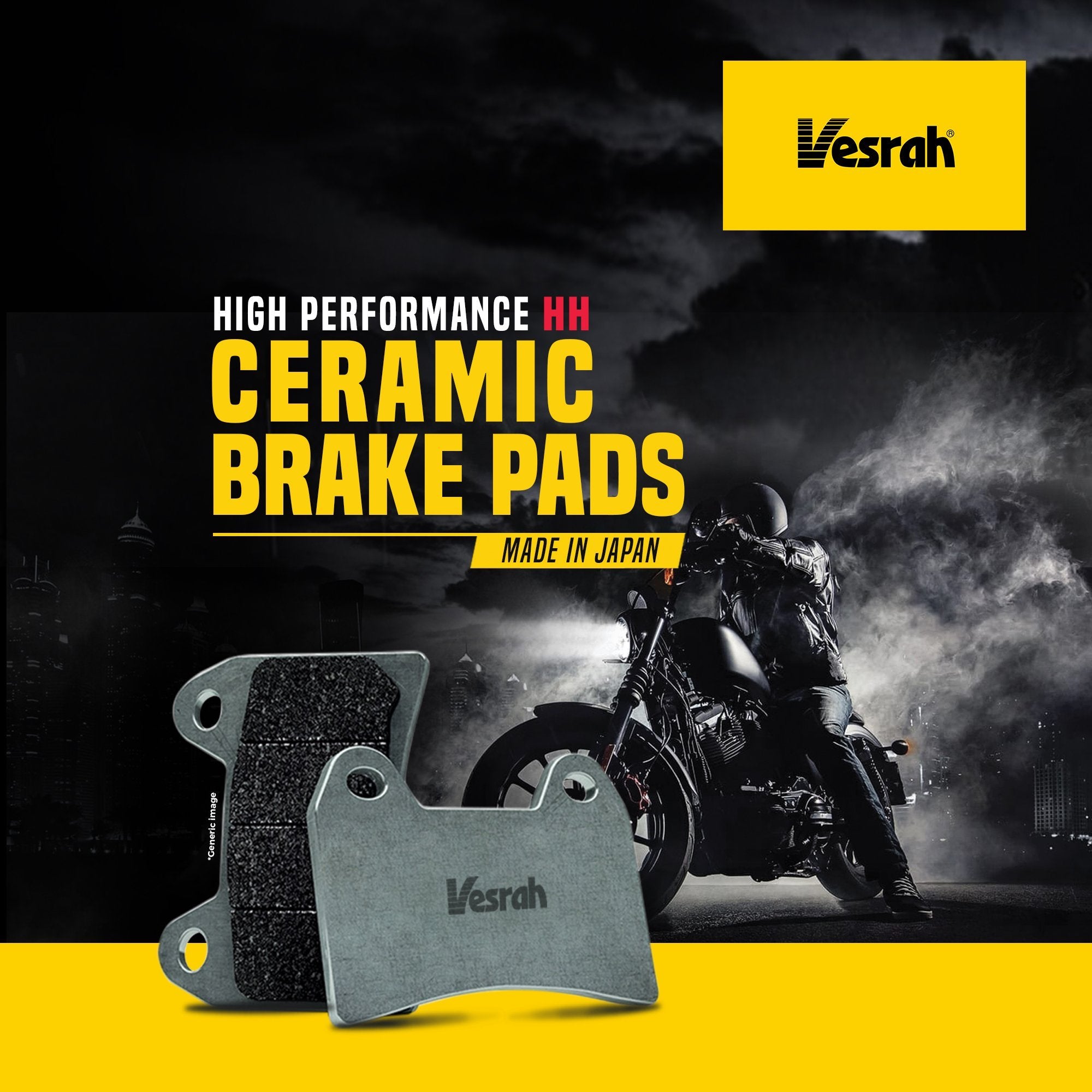 Benelli 502 TRK Front + Rear Vesrah break pads (Ceramic) - LRL Motors