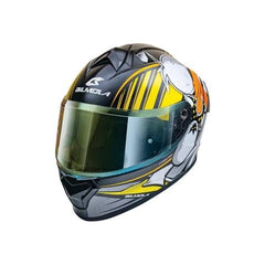 Bilmola HELMET - Rapid S Duck Off White Yellow Gloss Helmet - LRL Motors
