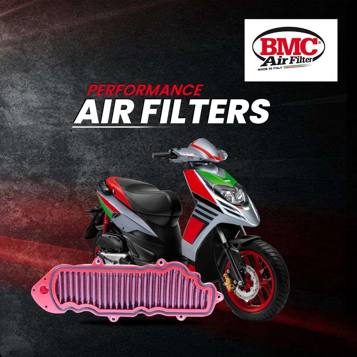 BMC Air Filter For Aprilia SR 150 - LRL Motors