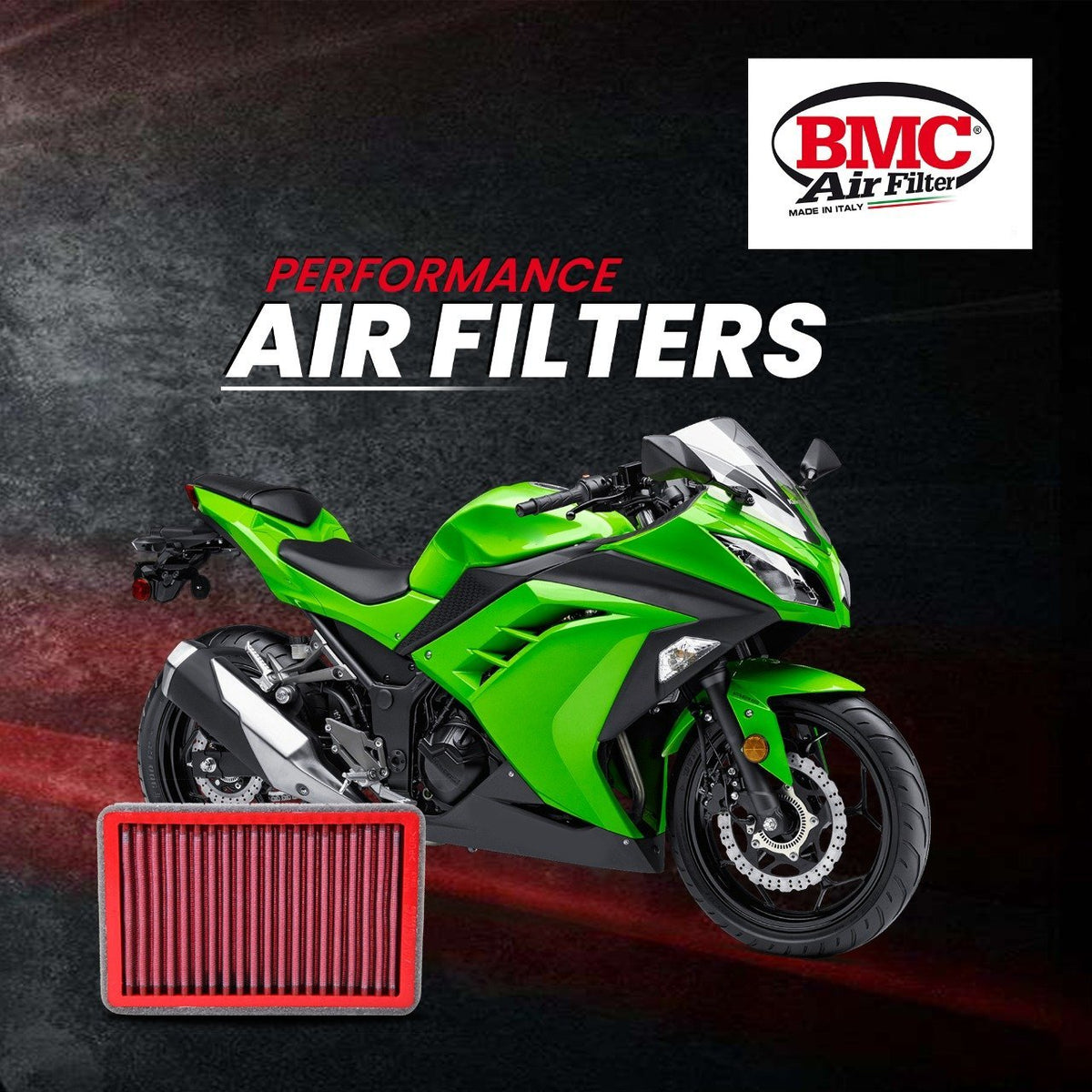 BMC Air Filter Kawasaki Ninja 300 FM551/04 - LRL Motors