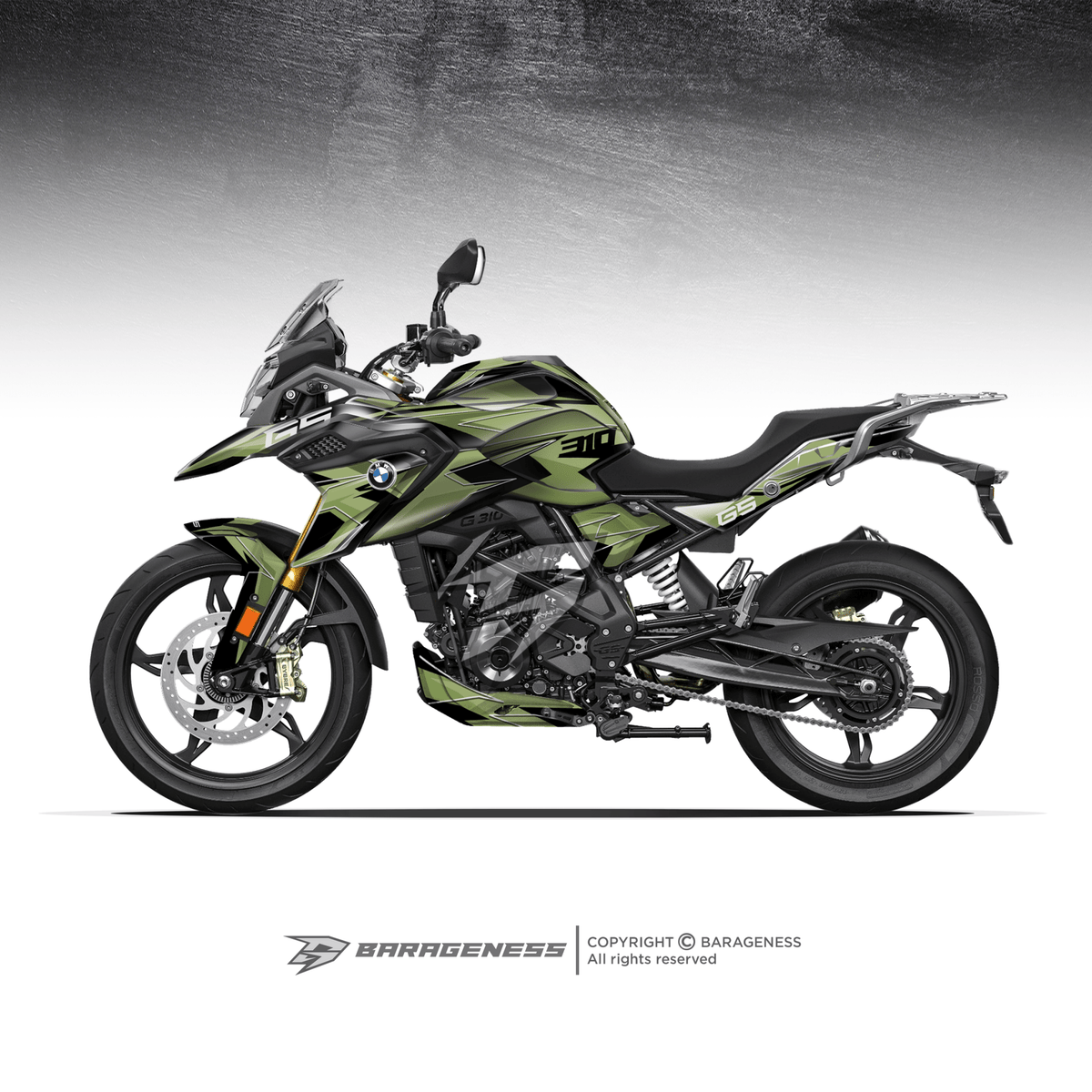 BMW 310GS Automotive Graphics - LRL Motors