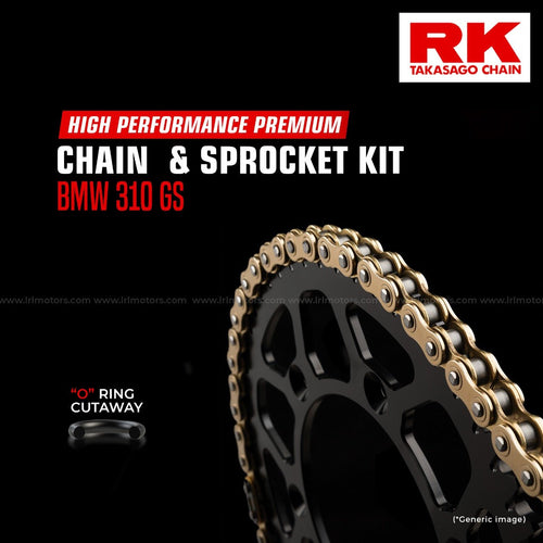 BMW 310GS Brass Chain Kit ( RK Japan) - LRL Motors