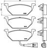 Brembo Skoda Fabia front brake pads (2009-2011) - LRL Motors
