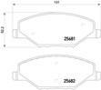 Brembo Skoda Fabia Front Brake Pads (2012 onwards) - LRL Motors