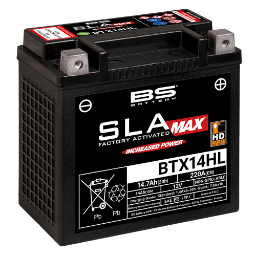 BS BATTERY SPORTSTER SUPERLOW 2011 Onwards - LRL Motors