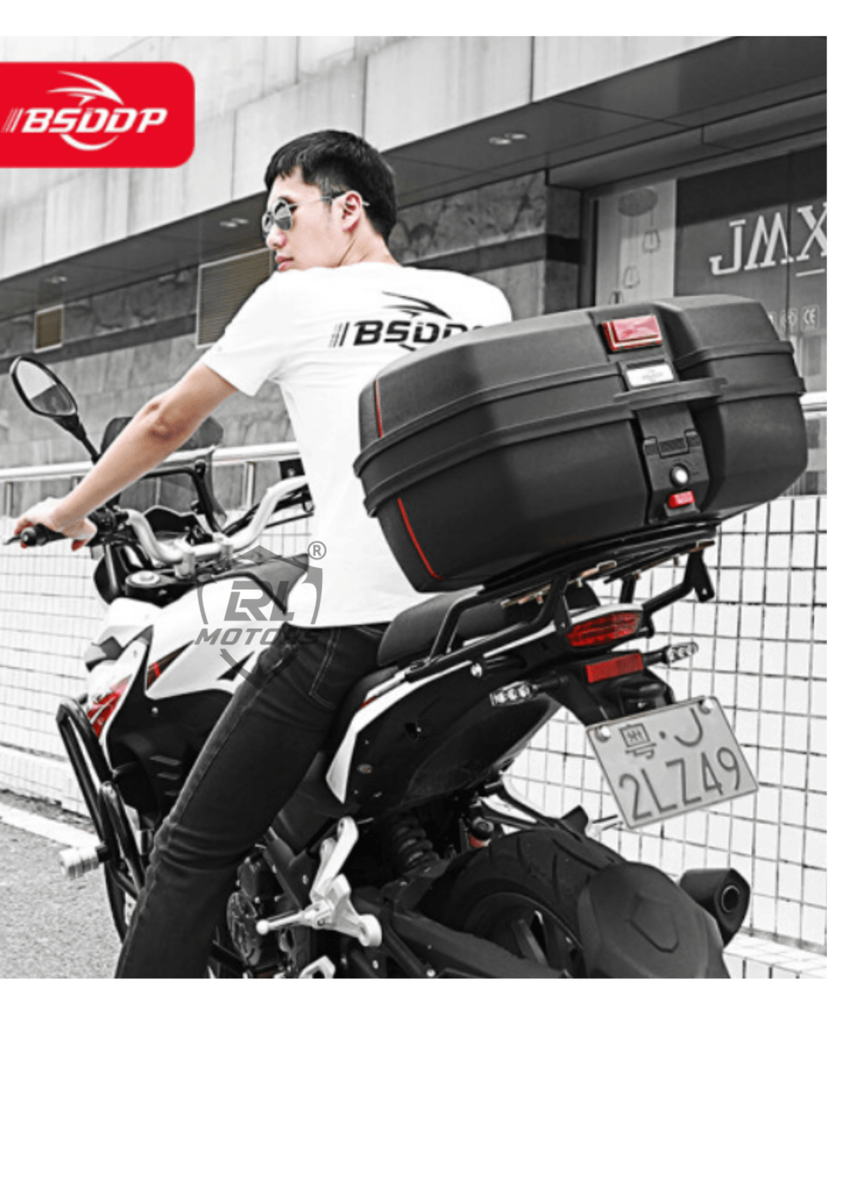 BSDDP Universal Motorcycle Top Box 45Ltrs - LRL Motors