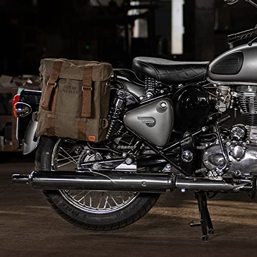 THE BIKERZ SIDE BAG FOR ROYAL ENFIELD CLASSIC 350 - YouTube
