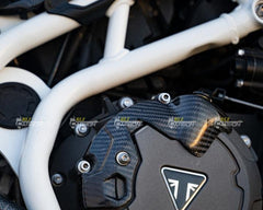 Carbon Fiber Engine Guard for Triumph Tiger 900 - LRL Motors