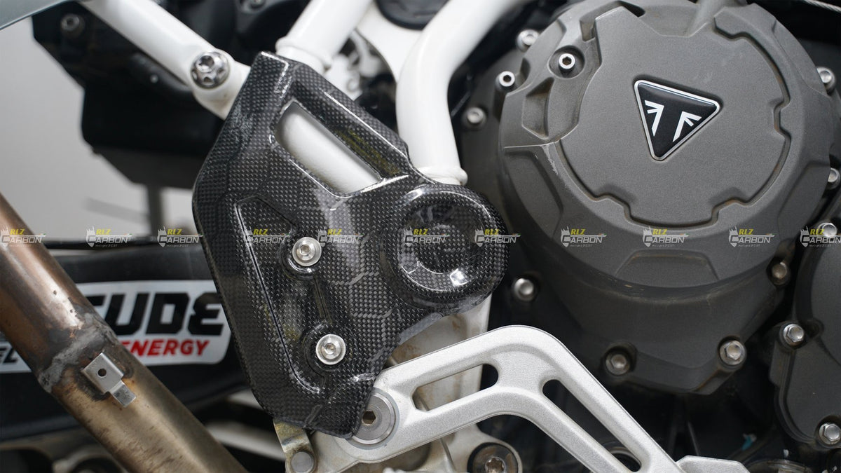 Carbon Fiber Heel Guards for Triumph Tiger 900 - LRL Motors