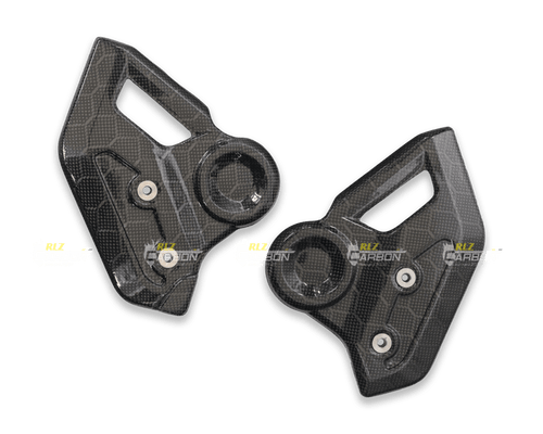 Carbon Fiber Heel Guards for Triumph Tiger 900 - LRL Motors