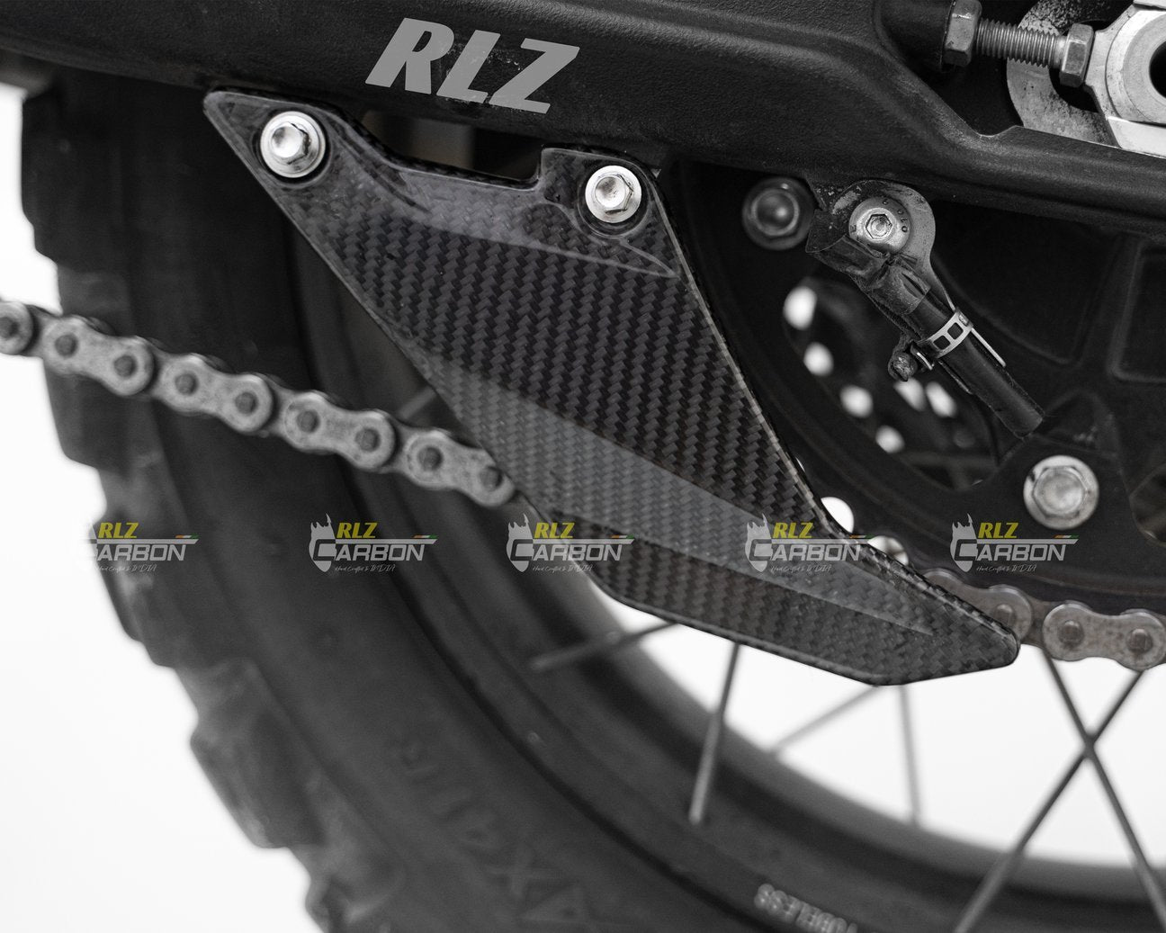 Carbon Fiber Lower Chain Guard for Triumph Tiger 900 - LRL Motors