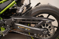 Carbon Fiber Rear Hugger with Chain Guard for Kawasaki Z900 - LRL Motors