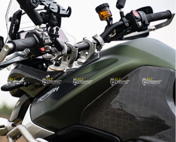 Carbon Fiber Seat Panel Assembly LH for Triumph Tiger 900 - LRL Motors