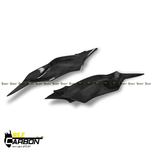 Carbon Fiber Tank Side Panels for Kawasaki ZX6R - LRL Motors