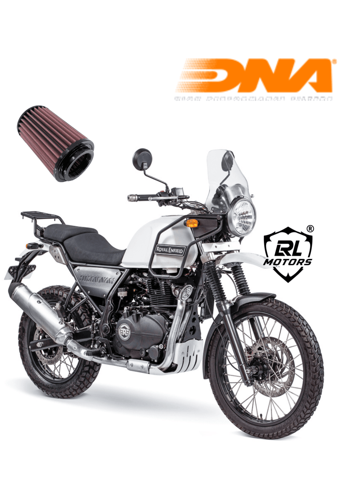 DNA Air Filter for Royal Enfield Himalayan 411 (16-20) - LRL Motors