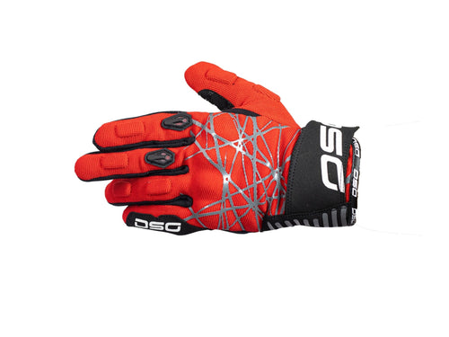 DSG PHOENIX AIR GLOVE BLACK GREY RED FLUO - LRL Motors