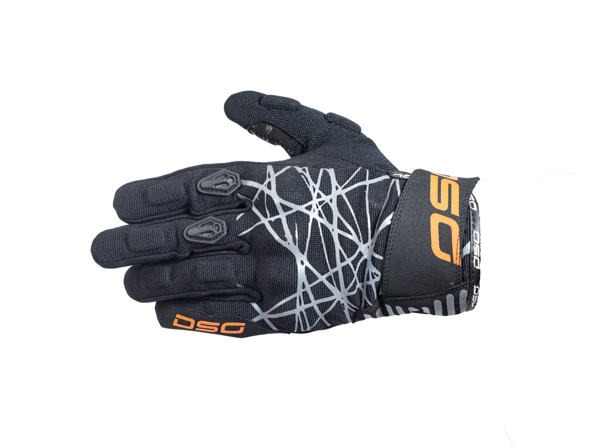 DSG PHOENIX AIR GLOVE BLACK GREY RED FLUO - LRL Motors