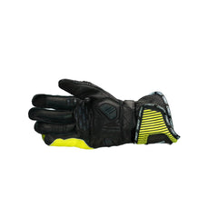 DSG Race Pro Glove Black Yellow Fluo White - LRL Motors