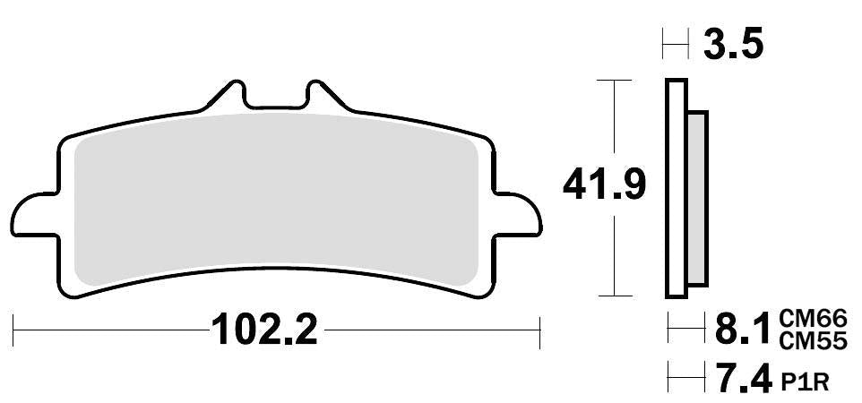 DUCATI 1098 R|1200|2008 - 2009 >FRONT - BOTH - LRL Motors