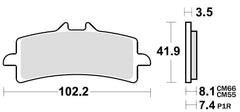 DUCATI 1098 R|1200|2008 - 2009 >FRONT - BOTH - LRL Motors