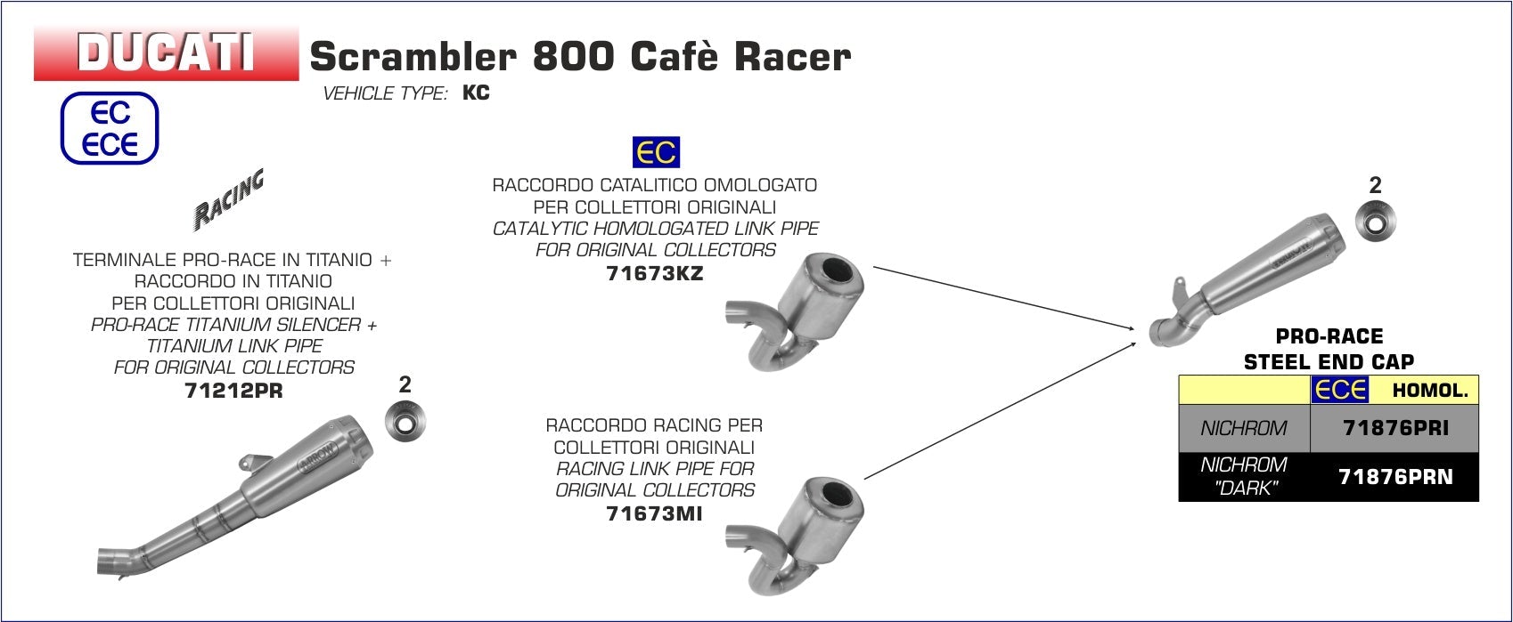 Ducati Scrambler 800 Cafè Racer 2017/2018 - LRL Motors