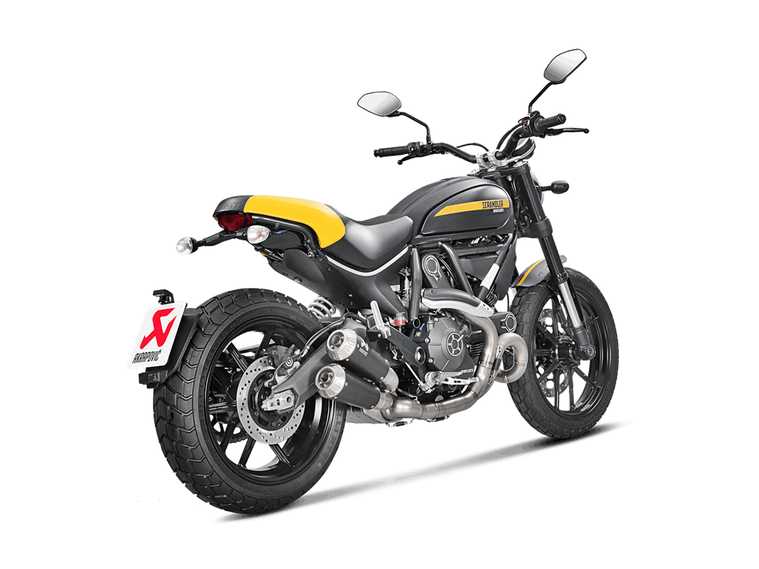 Ducati Scrambler Café Racer 2017 -2020 Optional Header (Titanium) - LRL Motors