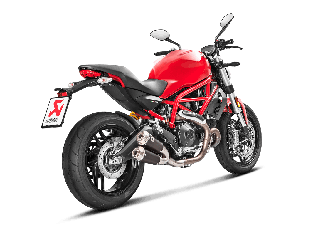 Ducati Scrambler Café Racer 2017 -2020 Slip-On Line (Titanium) - LRL Motors