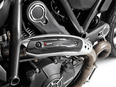 Ducati Scrambler Icon/Urban Enduro/Classic/Full Throttle 2015 -2020 Heat shield (Carbon) - LRL Motors