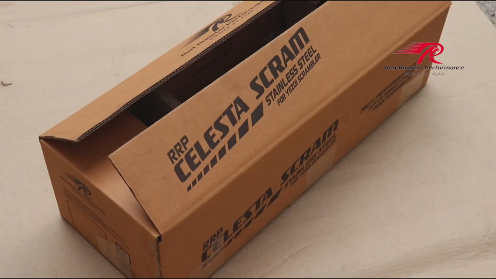 Yezdi Scrambler Celesta scram Red Rooster Performance Exhaust