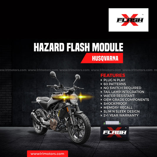 FlashX Hazard Flash Module, Blinker/Flasher for husqvarna svartpilen / vitpilen 250 - LRL Motors